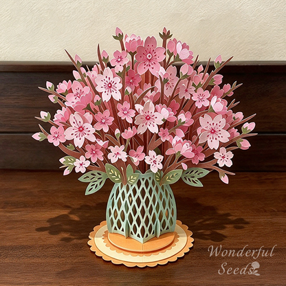 ✨🌱Early Holiday Sale 49% OFF🌱2027 Eco-Friendly Plantable “Everlasting” Seed 3D Pop-Up Bouquet Greeting Card