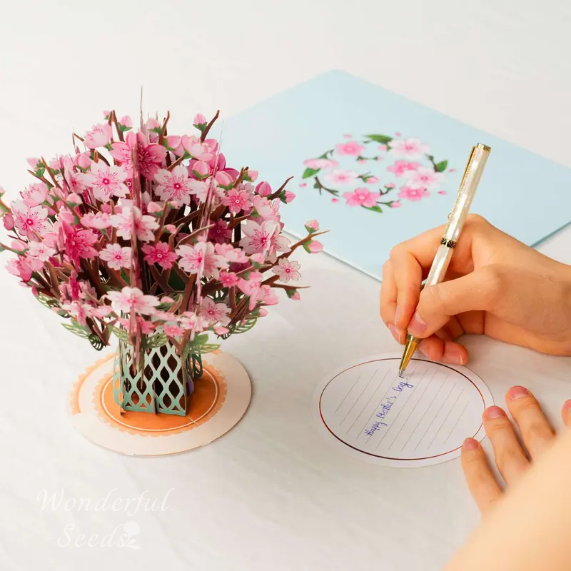 ✨🌱Early Holiday Sale 49% OFF🌱2027 Eco-Friendly Plantable “Everlasting” Seed 3D Pop-Up Bouquet Greeting Card