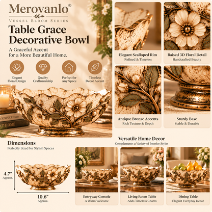 Merovanlo® Table Grace Decorative Bowl