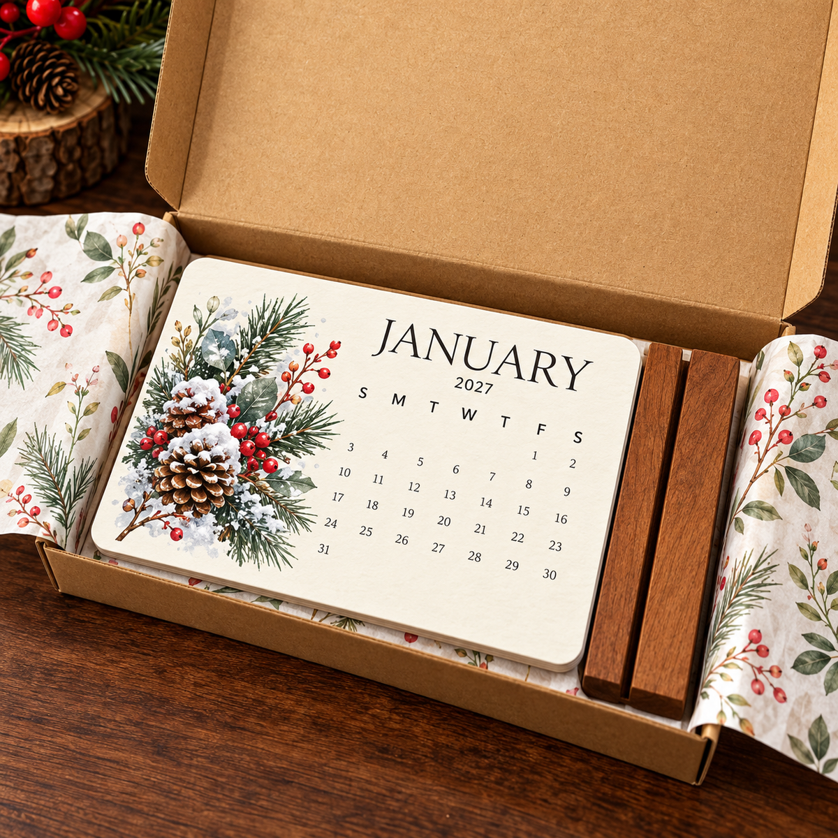 ✨🌱Early Holiday Sale 80% OFF🌱Eco-Friendly Plantable “Timeless” Seed Calendar 2027✨🌱
