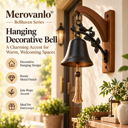 Merovanlo® Bellhaven Hanging Decorative Bell