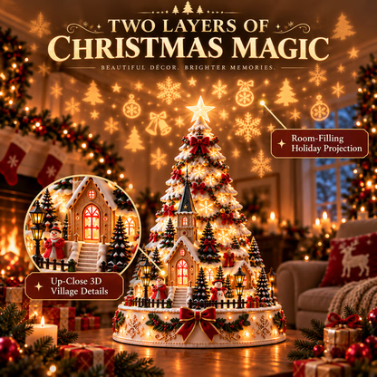 Free Shipping | Pre-sale 🎅 Early Christmas Discount: 49% Off 🎄 Christmas Village Lightscape Tree