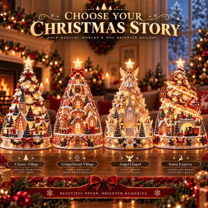 Free Shipping | Pre-sale 🎅 Early Christmas Discount: 49% Off 🎄 Christmas Village Lightscape Tree