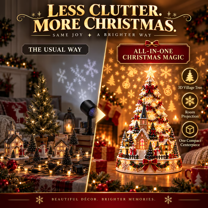 Free Shipping | Pre-sale 🎅 Early Christmas Discount: 49% Off 🎄 Christmas Village Lightscape Tree