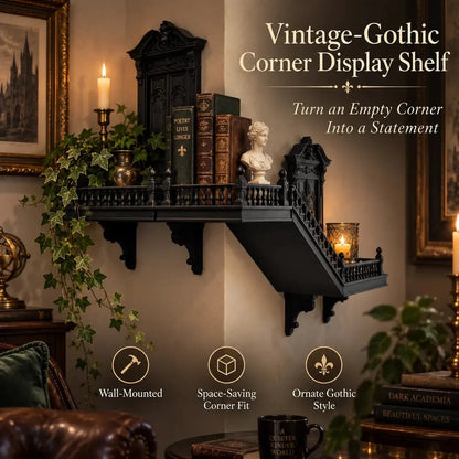 🖤 Gothic Miniature Architecture Wall Shelf